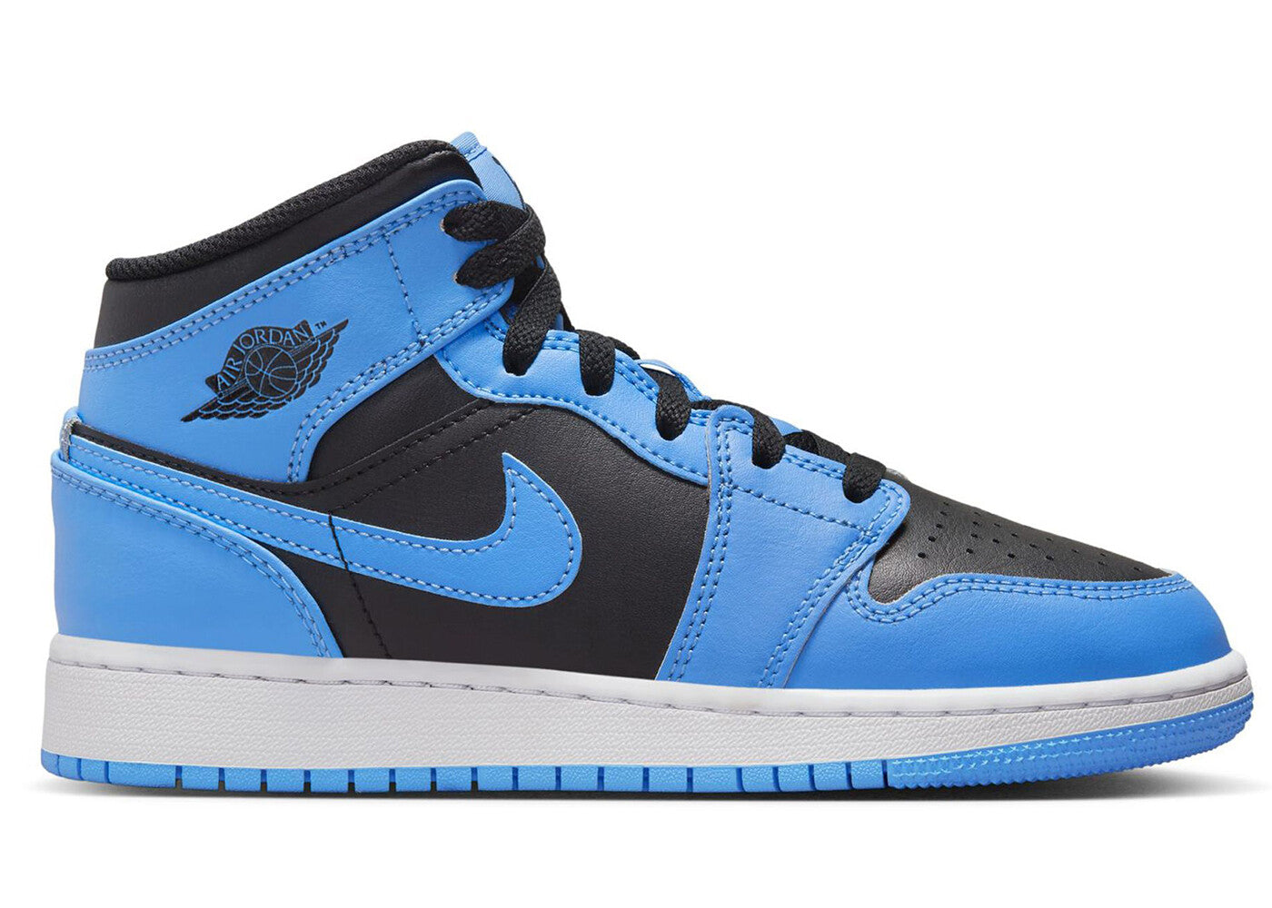 Jordan 1 Mid University Blue Black (GS)