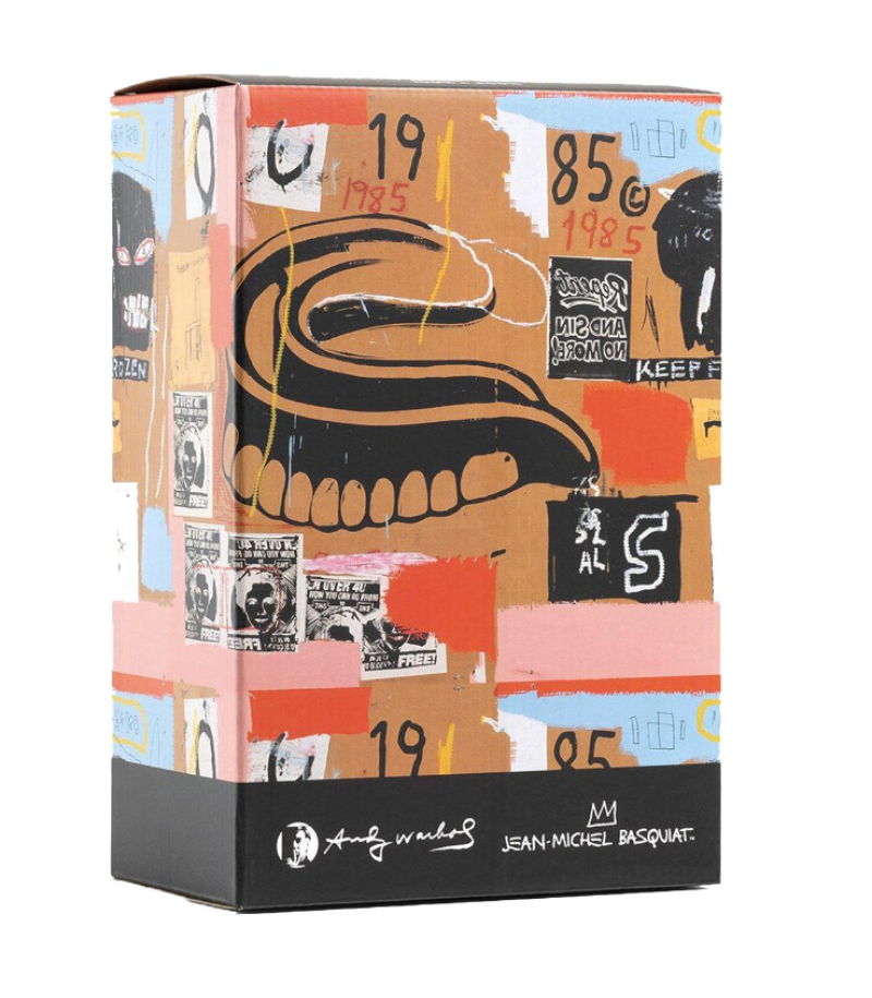 Bearbrick Andy Warhol x JEAN-MICHEL BASQUIAT #2 1000%