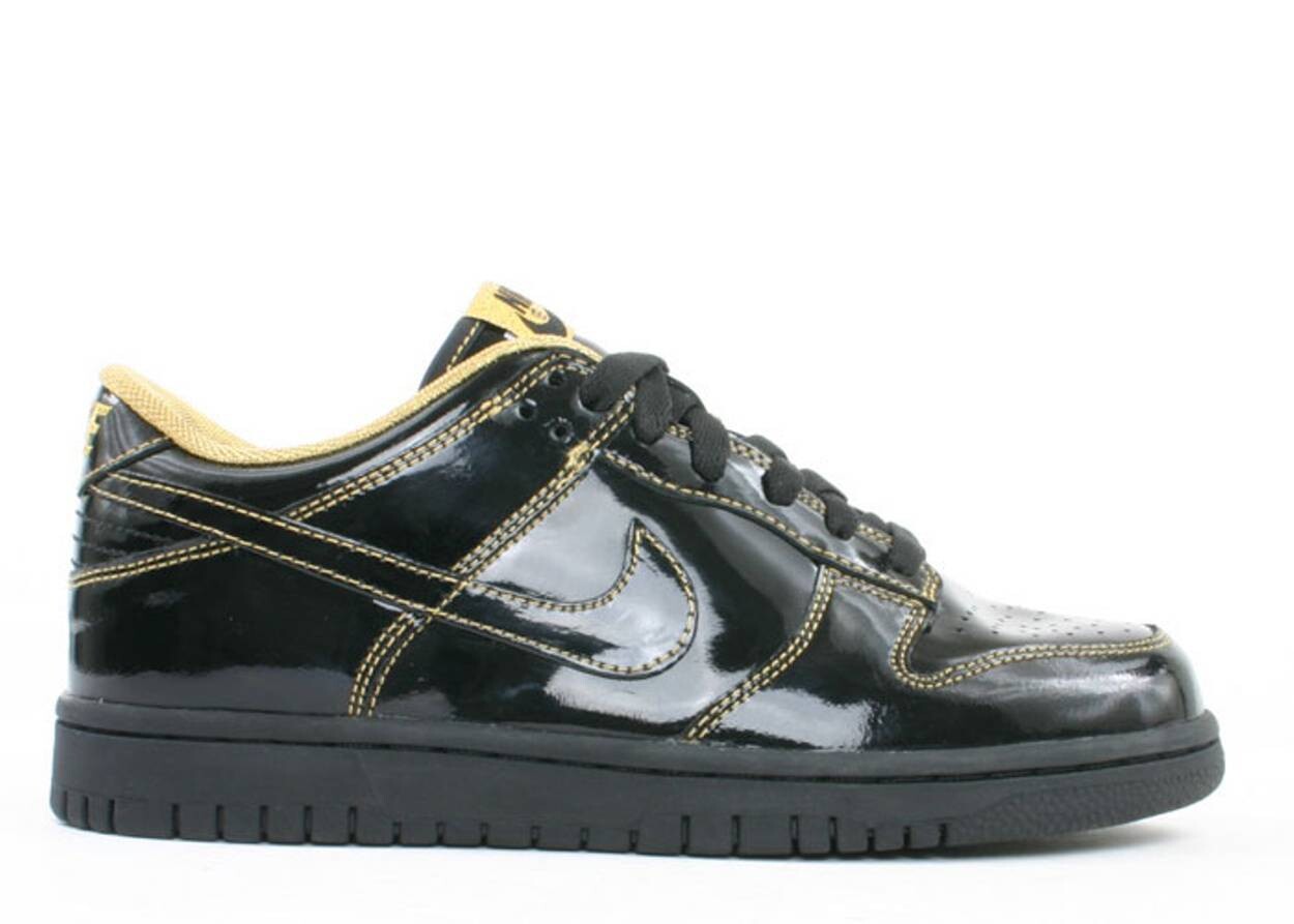Nike Dunk Low Black/Black-Metallic Gold
