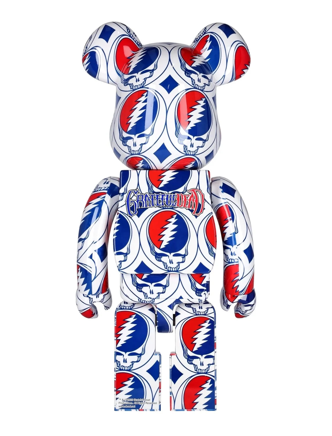 Bearbrick Grateful Dead Steal Your Face 1000%
