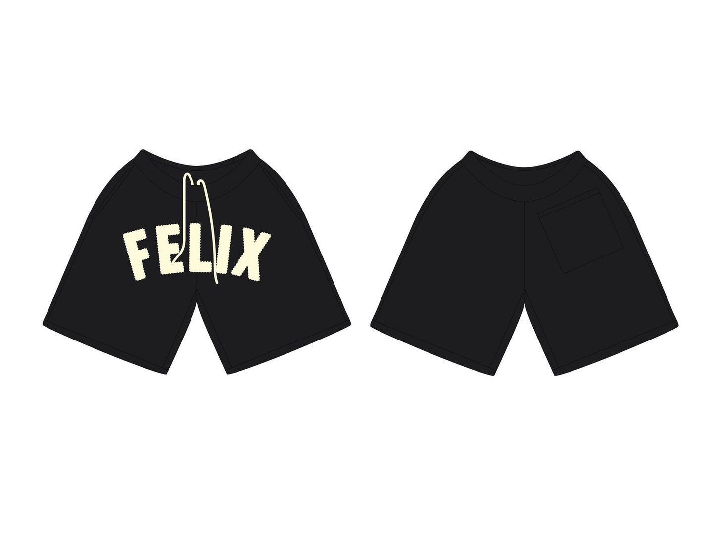 Black Felix Shorts