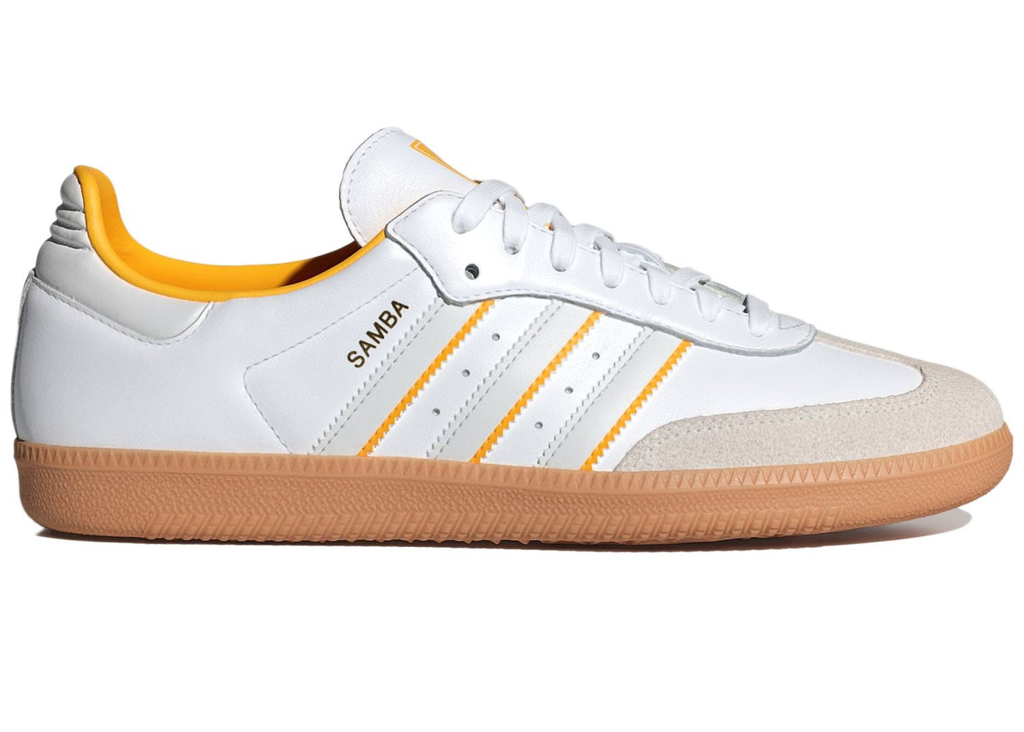 adidas Samba OG White Crew Yellow