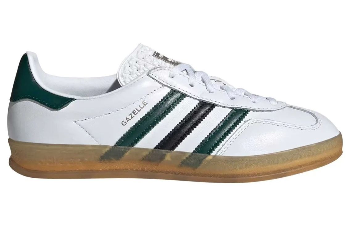 adidas Gazelle Indoor White Collegiate Green