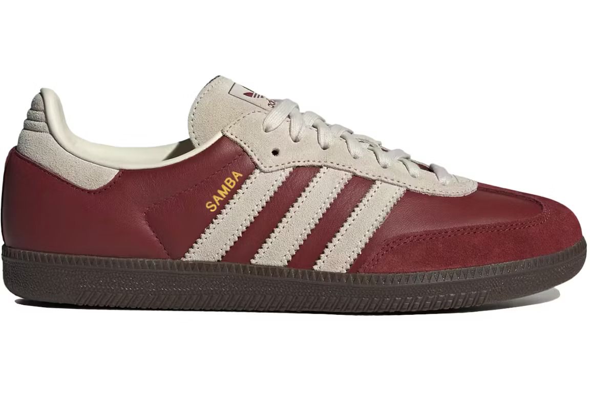 adidas Samba OG Preloved Ruby Cream White
