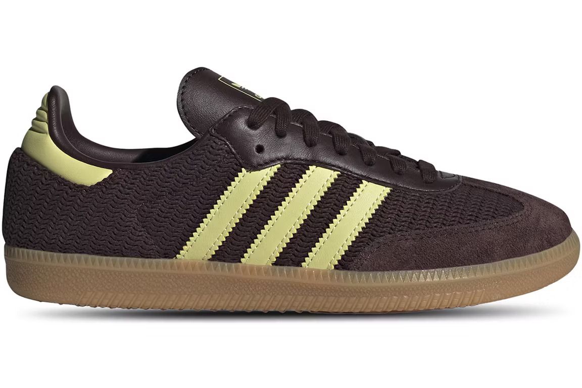 adidas Samba OG Shadow Brown Powder Yellow