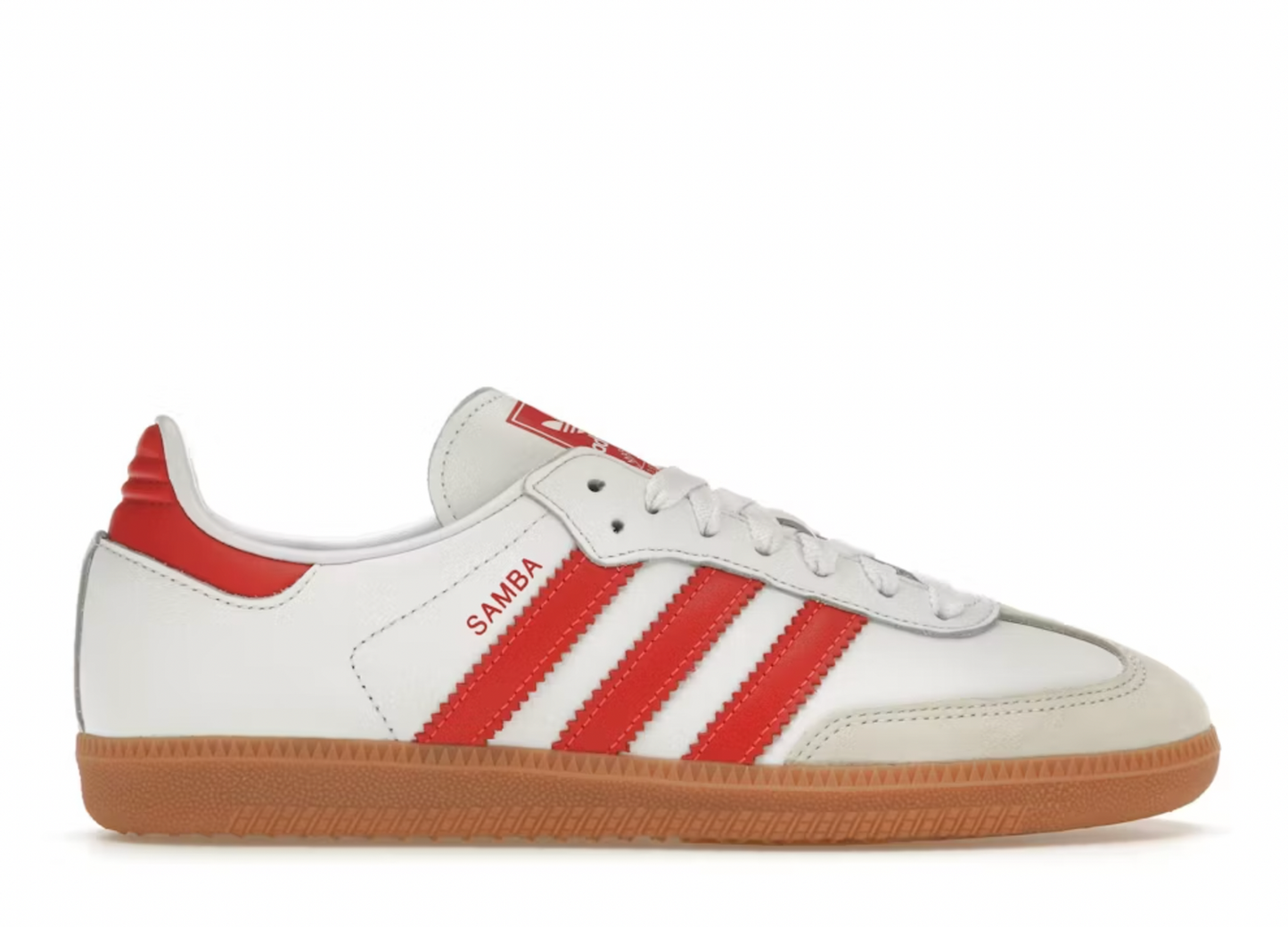 adidas Samba OG White Solar Red Gum