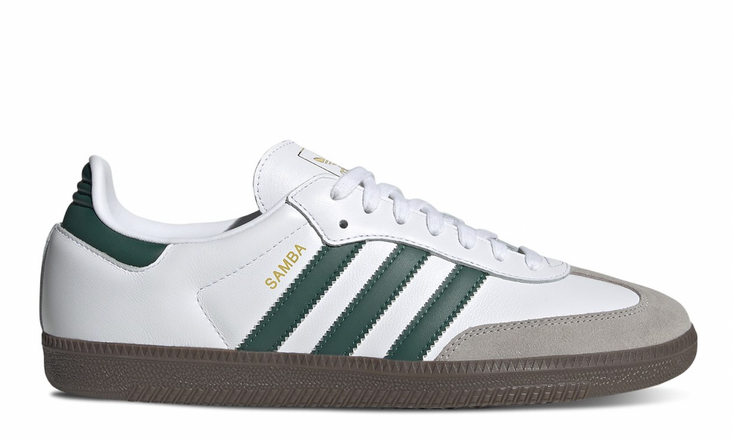 adidas Samba OG Cloud White Collegiate Green
