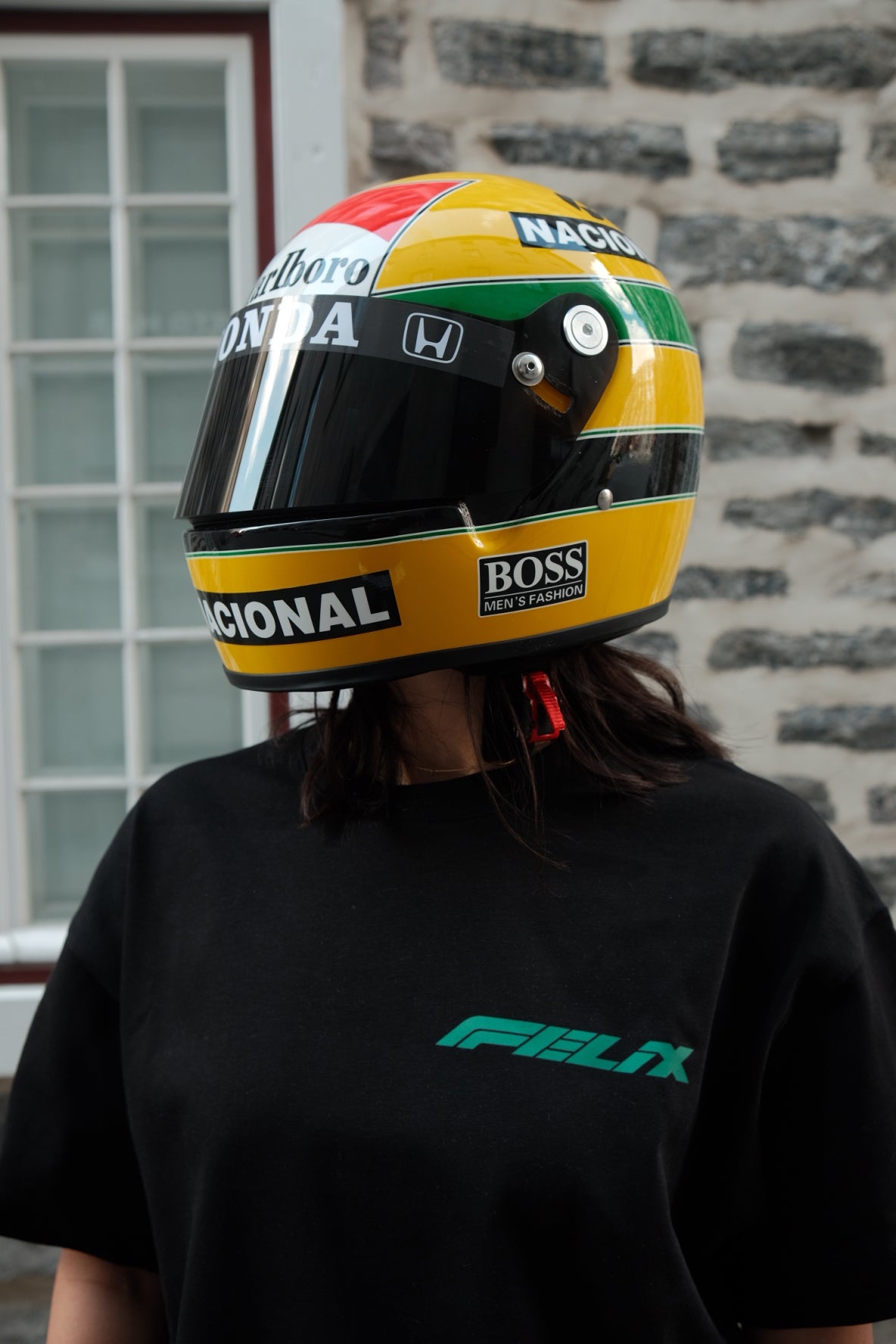 Felix Black Helmet T-Shirt