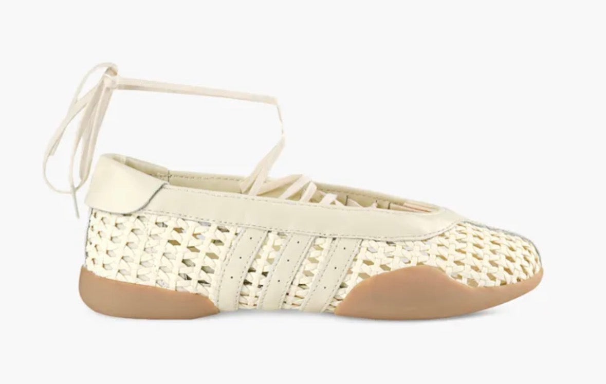 adidas Taekwondo Mei Ballet Basketweave Cream White