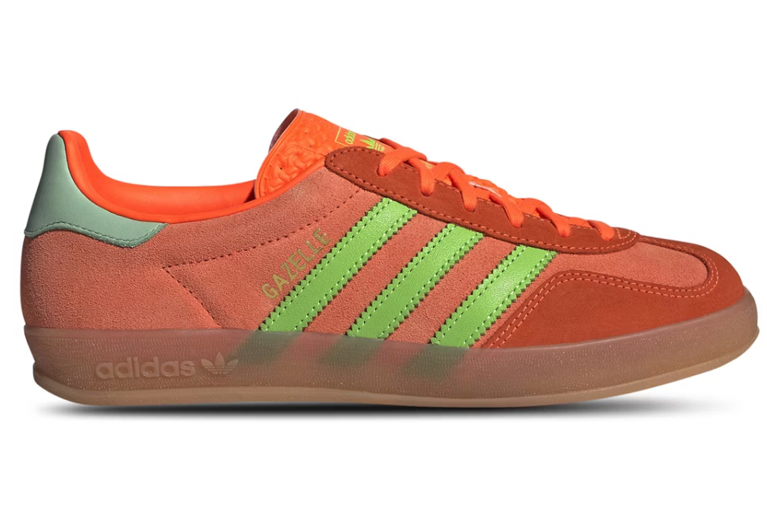 adidas Gazelle Indoor Solar Orange Solar Green