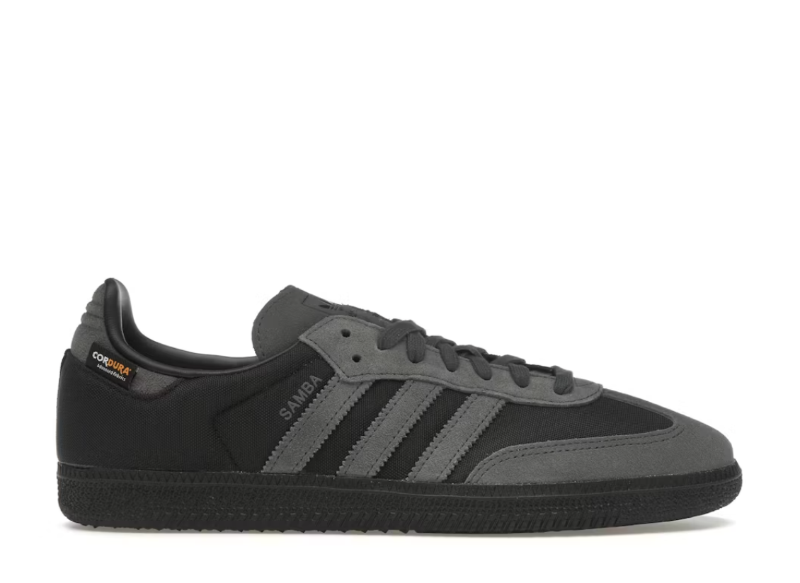 Adidas Samba OG Core Black Grey Cordura