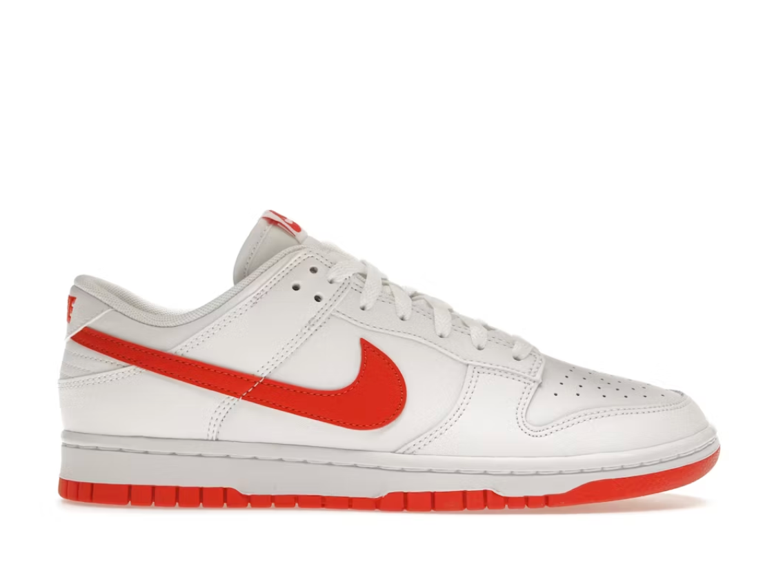 Nike Dunk Low Retro White Picante Red