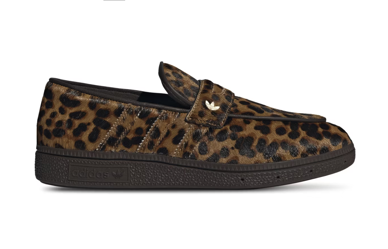 adidas Handball Spezial Loafer Leopard Print Dark Brown