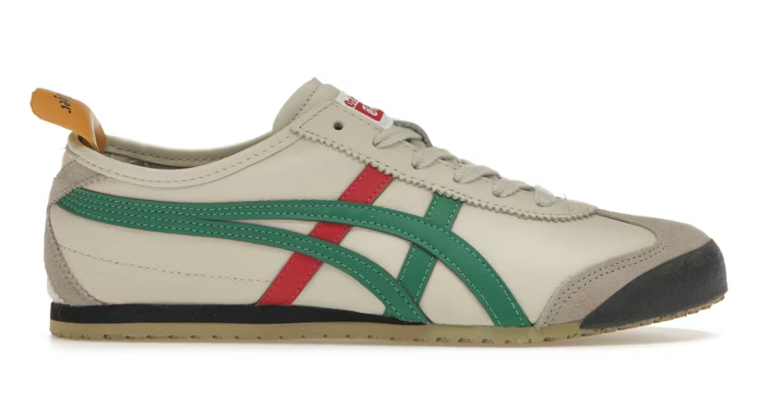 Onitsuka Tiger Mexico 66 Birch Green Red Yellow