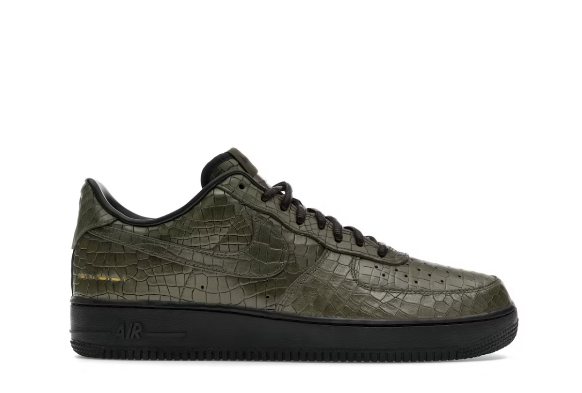 Nike Air Force 1 Low Morse Code Cargo Khaki Croc