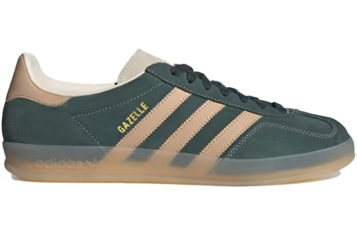 adidas Gazelle Indoor Shadow Green Warm Sandstone