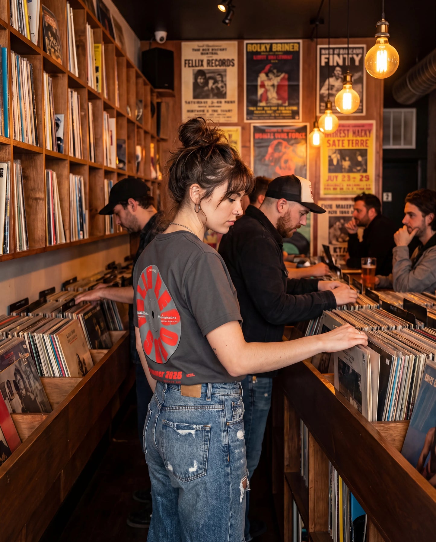 Felix Records T -Shirt Shadow