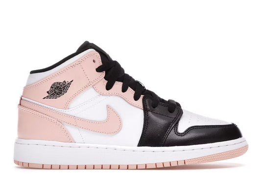 Jordan 1 Mid Arctic Orange Black Toe GS