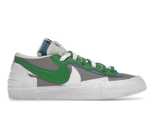 Nike Blazer Low Sacai Medium Grey Classic Green