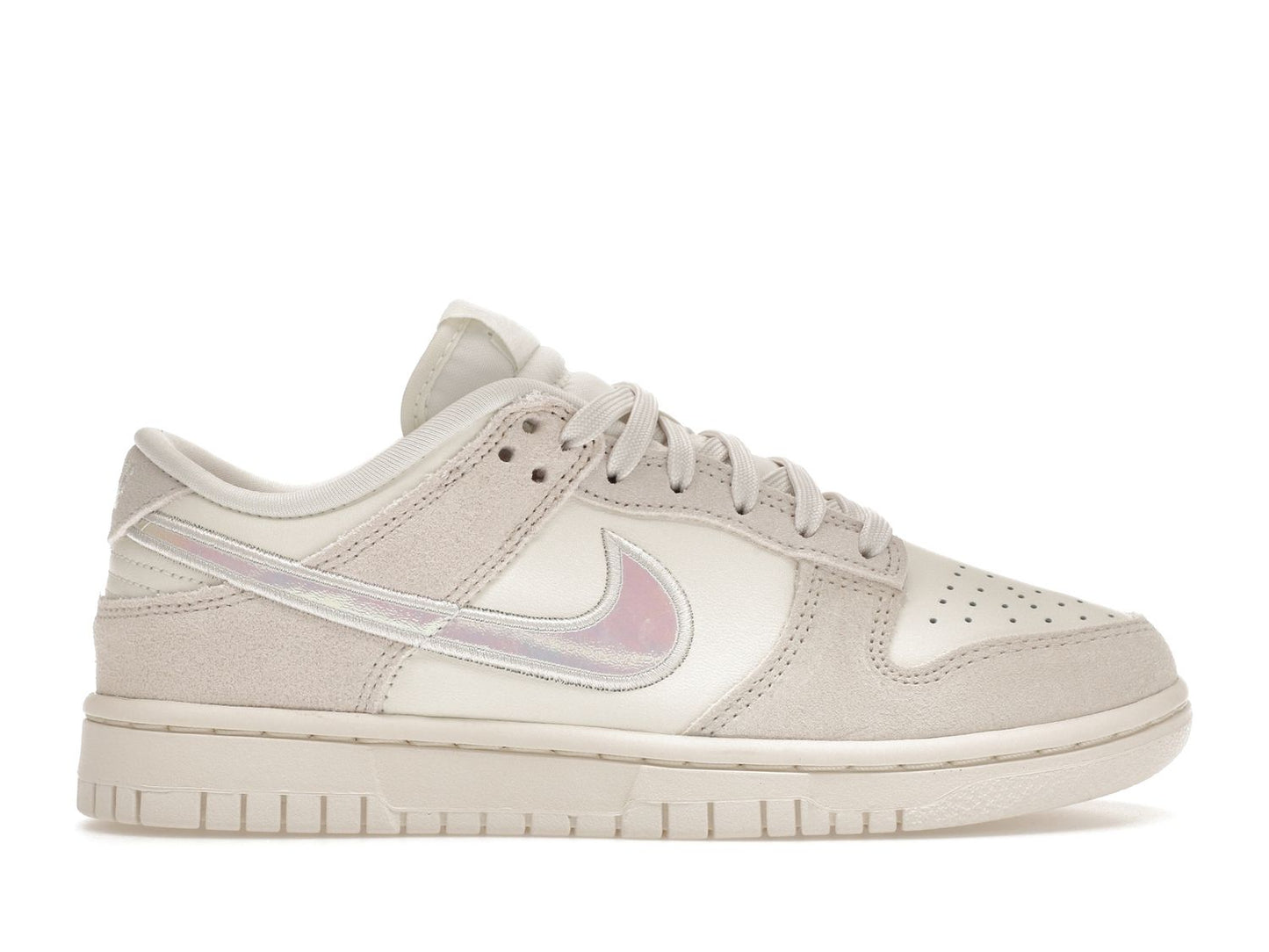 Nike Dunk Low Sail Iridescent Swoosh