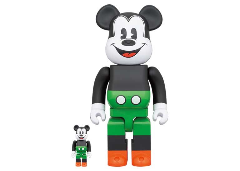 Bearbrick Disney Mickey Mouse 1930s Poster 100% & 400% Set