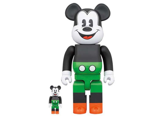Bearbrick Disney Mickey Mouse 1930s Poster 100% & 400% Set