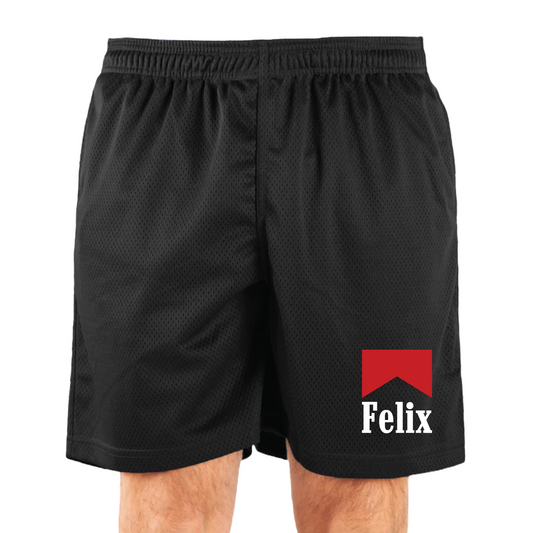 Black Mesh Marlboro Shorts