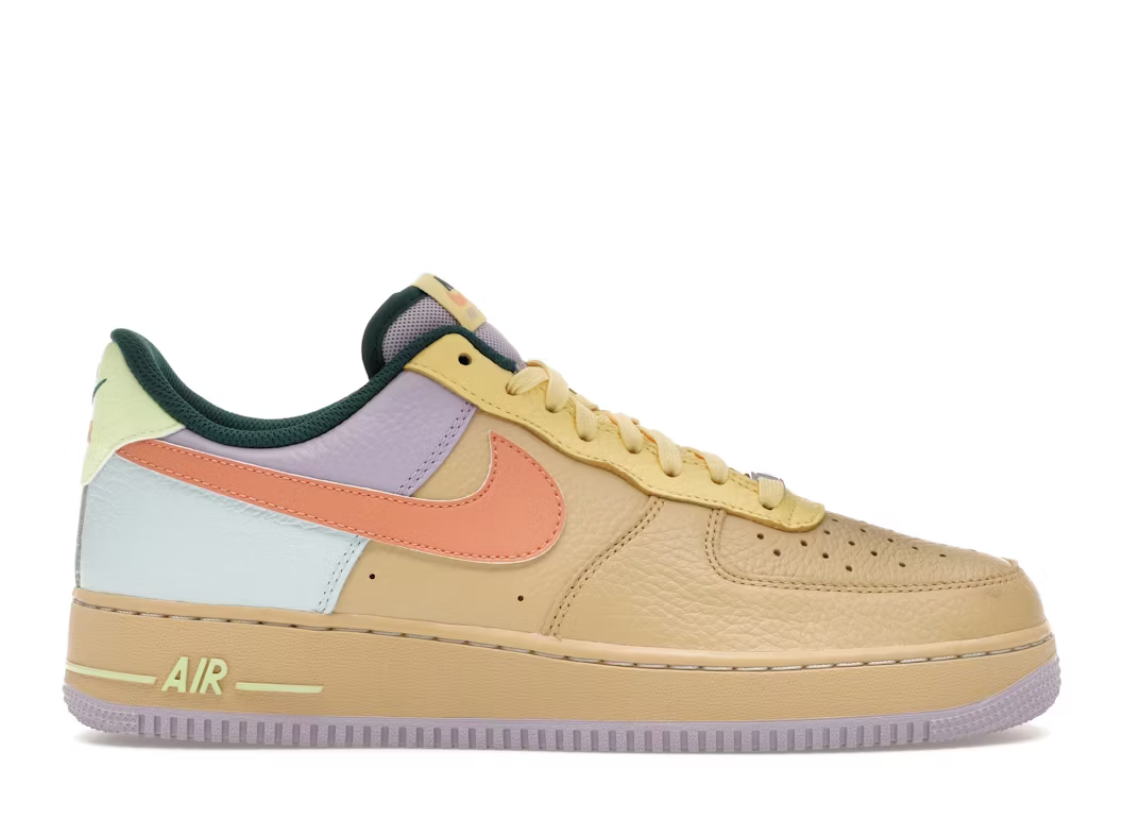 Nike Air Force 1 Low '07 Sesame Hydrangeas Soft Yellow Apricot Agate