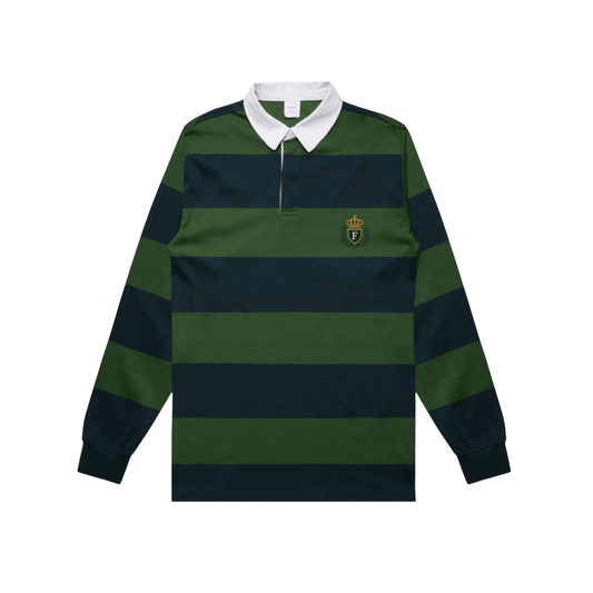 Felix Crest Rugby Shirt (Forest/Navy)