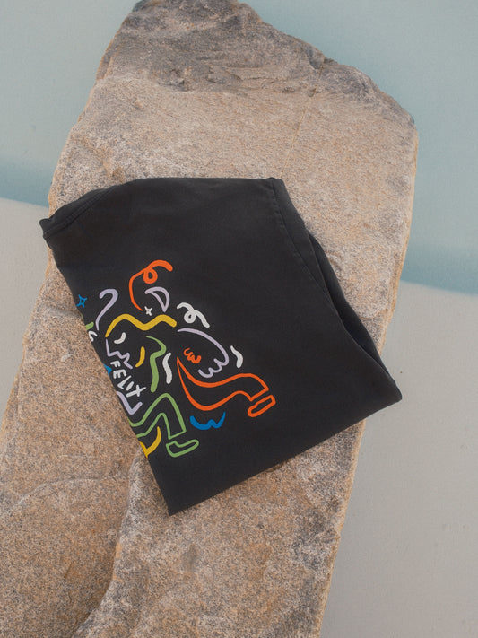 Picasso Baby Abstract T -Shirt Shadow