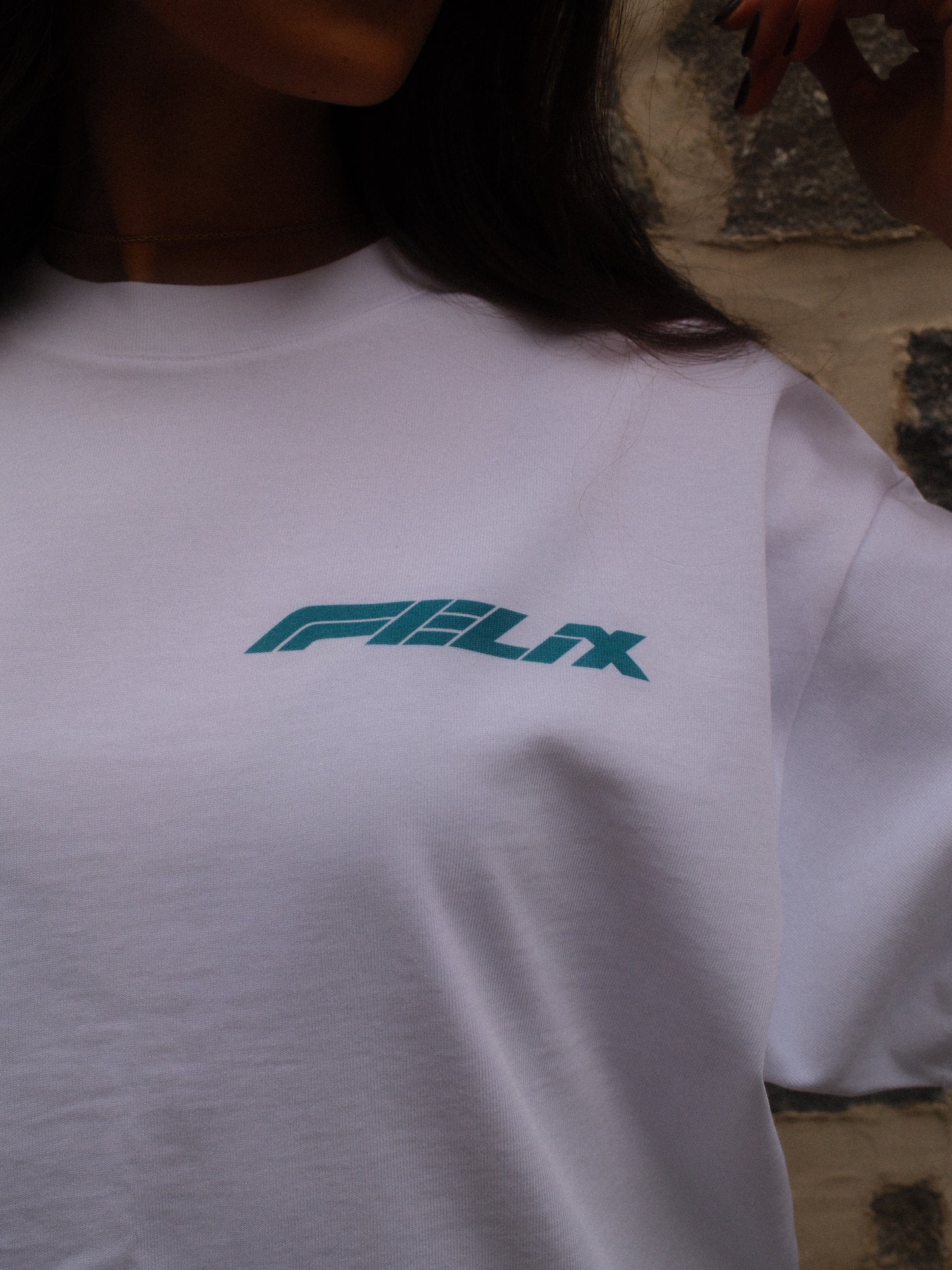 Felix White Helmet T-Shirt