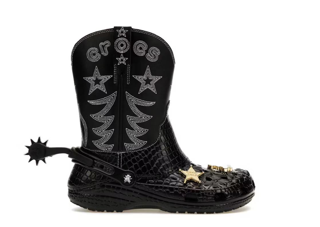 Crocs Classic Cowboy Boot Noir
