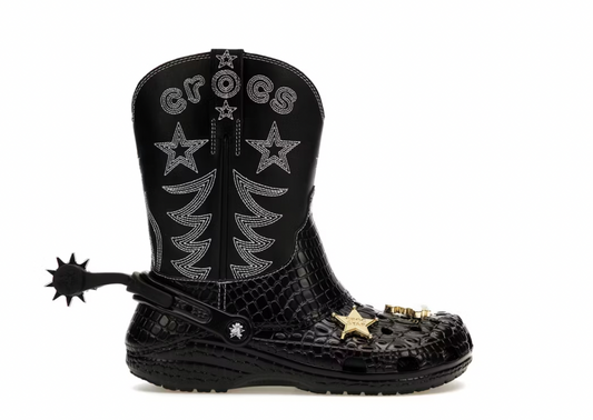 Crocs Classic Cowboy Boot Noir