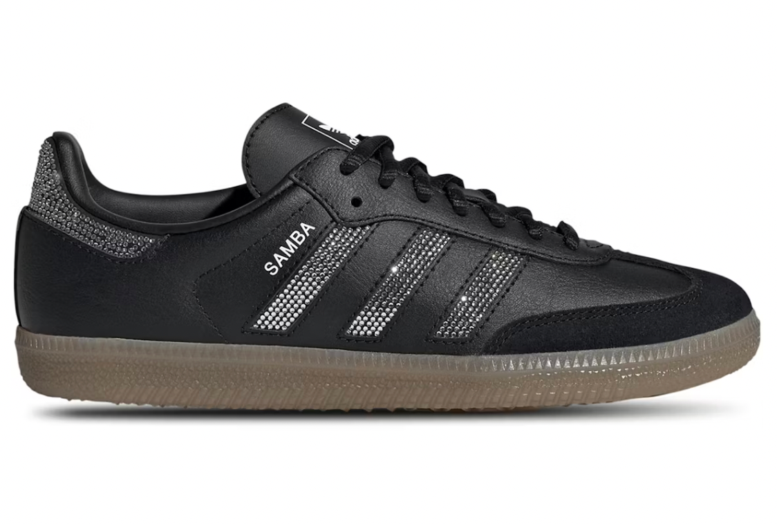 adidas Samba OG Rhinestone Black Silver