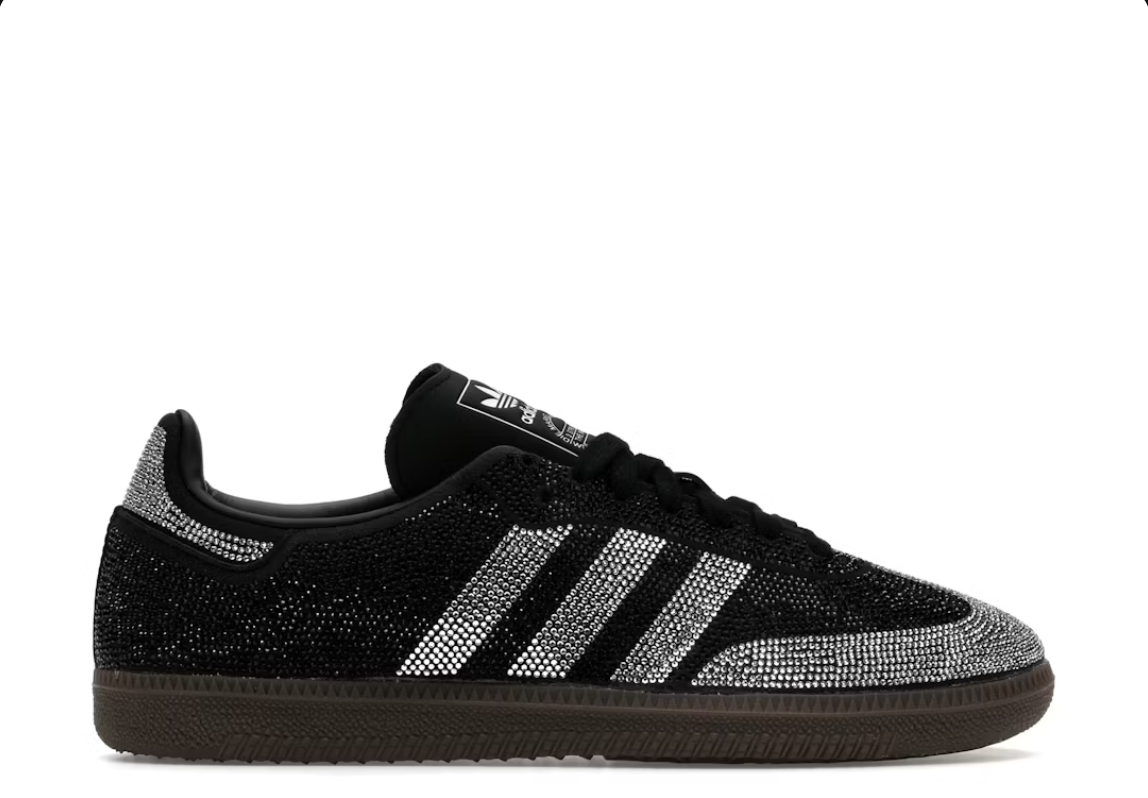 adidas Samba OG Rhinestone Black Silver