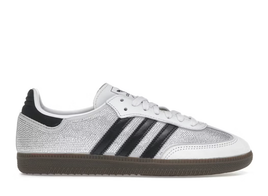 adidas Samba OG Rhinestone Crystal White Silver