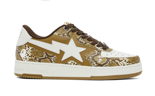 A Bathing Ape Bape Sta Tan Snakeskin