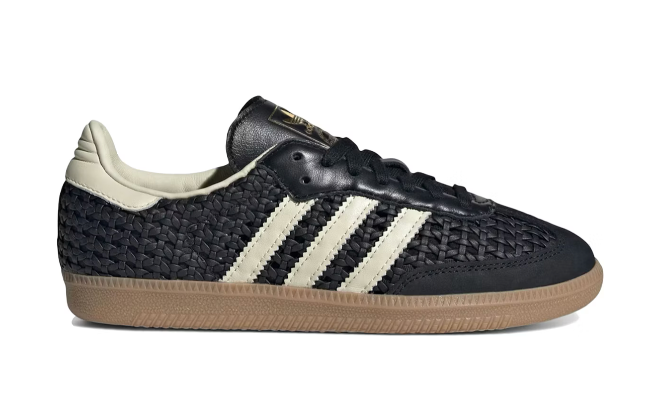 adidas Samba OG Basketweave Black Cream White