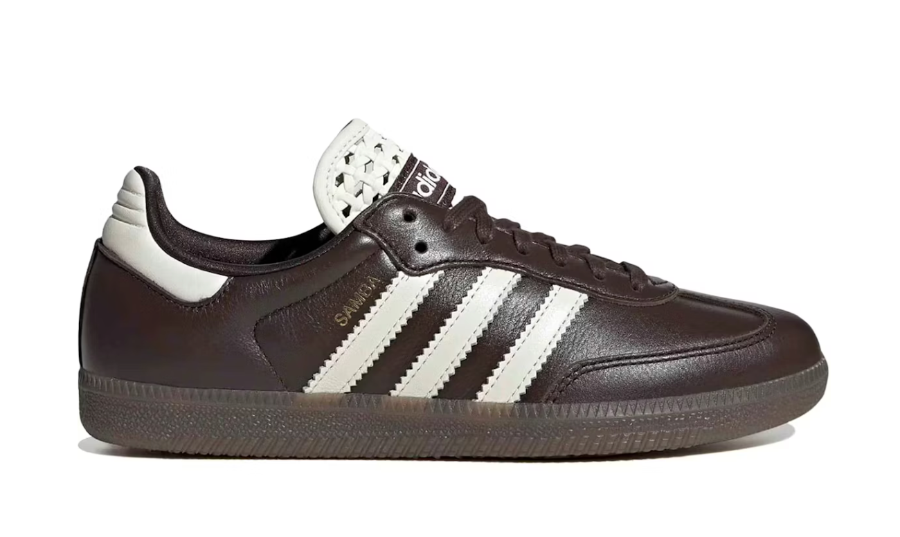 adidas Samba OG Basketweave Tongue Aurora Coffee Off White (Women's)
