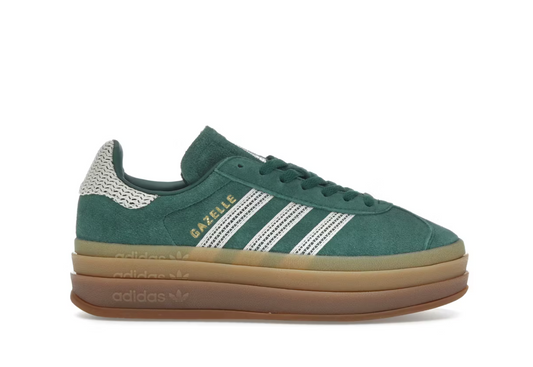 adidas Gazelle Bold Collegiate Green White Gold