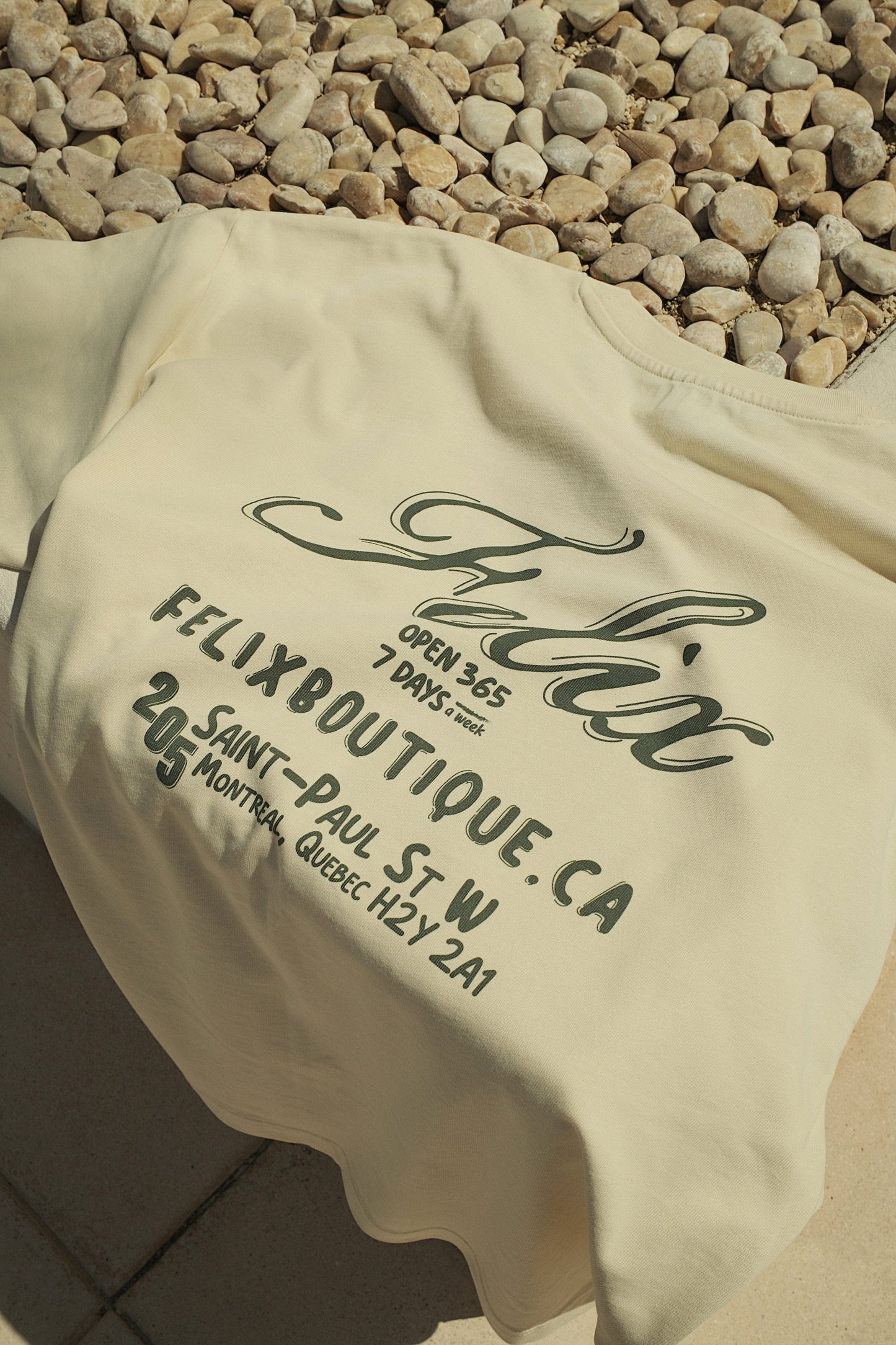 Felix "Store" Cream T - Shirt