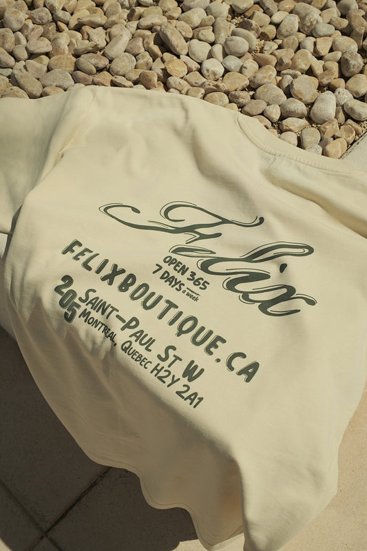 Felix "Store" Cream T - Shirt