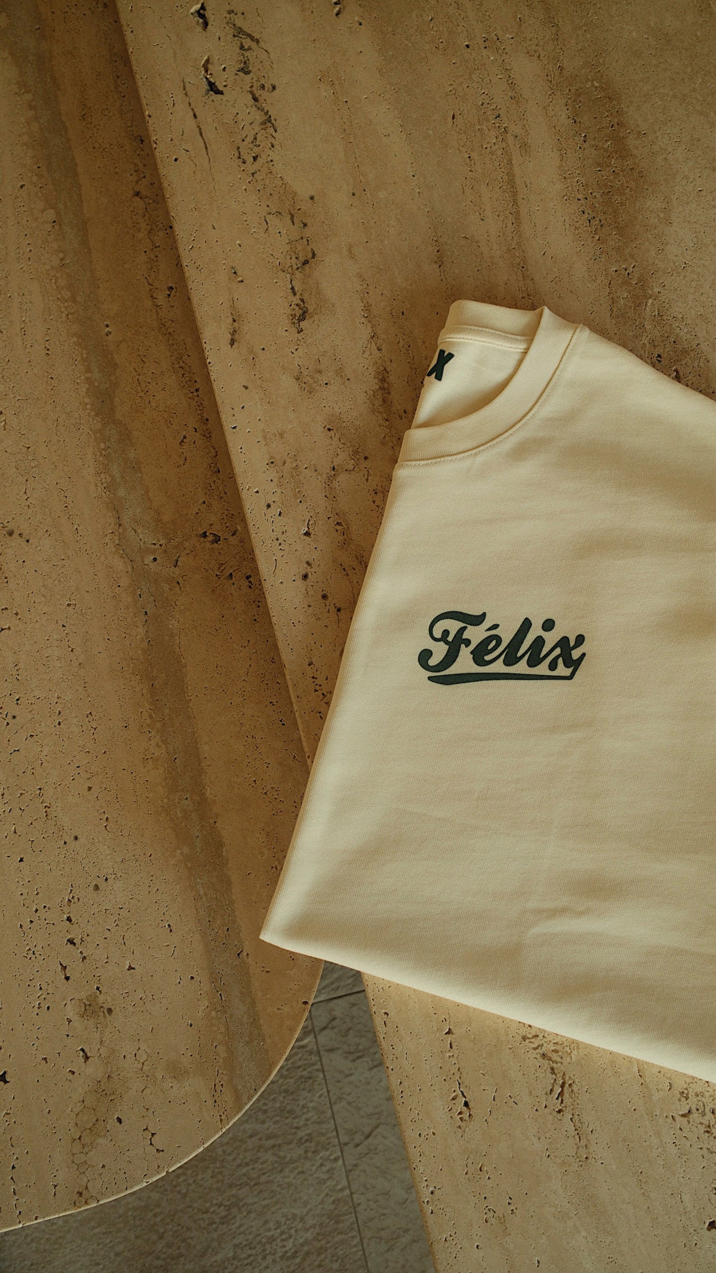 Felix "Store" Cream T - Shirt